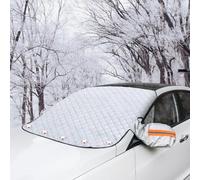 CaiTang Frontscheibenabdeckung Auto, Windschutzscheibe Abdeckung mit 5 Magnet, Windschutzscheibenabdeckung, Scheibenabdeckung Auto, Faltbar gegen Sonne, Schnee, Frost, Staub, 225 * 110cm