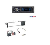 Caliber DAB+ BT USB Radio+Rund-PIN Adapter+Blende für BMW 3er E46 03/98-02/05