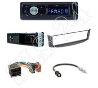 Caliber RMD021 Radio + Mercedes Sprinter W902-905 Blende schwarz + ISO Adapter