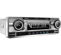 Caliber RMD120BT FM RDS "Retro Look" Radio mit Bluetooth MP3 USB SD A2DP Autoradio Chrome Finish