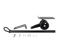 Camco Rhino Lenkbares Radkit für 28- und 36-Gallonen Rhino RV Tote Tanks - Mit pannensicheren lenkbaren Vorderrädern, 61 cm Zugstange und weiteren Wohnmobil-Zubehörteilen (39011)