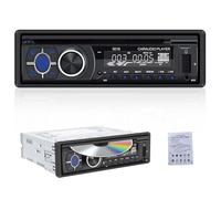 CAMECHO 1Din Autoradio mit CD DVD Player, Radio mit CD Player mit Bluetooth 5.1 Freisprechfunktion, Audio Empfänger mit AM/FM Radio, EQ, Smart Sync App +32GB TF, USB/TF/ MP3 Player/AUX in
