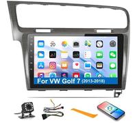 CAMECHO Android 13 Autoradio 2Din mit Navi Für VW Golf 7 2013-2018, 9 Zoll Auto Radio Bildschirm mit Bluetooth Freisprecheinrichtung GPS WiFi FM Mirror Link Rückfahrkamer