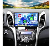 CAMECHO Android 13 Autoradio mit Navi für Hyundai I30 2011-2015,9-Zoll Auto Radio Touch Display mit Carplay Wireless Android Auto Bluetooth RDS WiFi+Rückfahrkamera