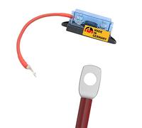 CAMPERPOWER | Sicherungs Set/Batteriekabel Wechselrichter/Spannungswandler bis 1000 Watt/100 A inklusive Mega Sicherungshalter und Sicherung. 16mm2 Kabel