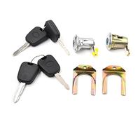 CANJPTON Kompatibel mit Citroen C1 für Peugeot 107 für Toyota Aygo Zündschloss+Türschloss Nuckel Zylinder Türschließzylinder Schlüsselsatz Links+Rechts 9170.Y8 1608746380