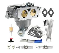 CANZILLA 796227 Vergaser für Briggs & Stratton V-Twin Motor, Vergaser Ersatz mit Dichtung für Rasenmäher passend für 40777 40N877 40R877 445677 445877 44L77 44M777 44P77 44R67 7 Traktormotor