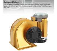Car Horn Kit Car Horn Replacement Easy To Install With Relay For Motorcycle Boat