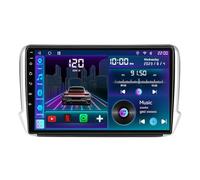 Car Multimedia Autoradio Doppeldin Radio Mit Navigation Für Peugeot 208 Active 2013 Auto Zubehör Einfügen Und Verwenden Navigationsgeräte GPS Car Video Player Steering Wheel Control,HM602