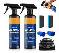 Car Quick Effect Coating Agent, Car Quick-acting Coating Agent, Spray 3-in-1 Beschichtungsspray, Anti-Kratz-Spray für Auto, Karosserie, entfernt tiefe Kratzer, 120 ml