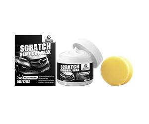 Car Scratch Removal Wax - Professional Repair Cream, Scratch Eraser for Automotive Paint, Restoration Compound with Sponge, Vehicle Care, 50g Wax for SUV Body and Truck Finish