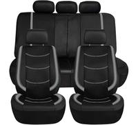 Car Seat Cover For Mercedes Benz C Class C180 W205 C300d W205 C300e W205 C300 C205 C250d C205,9 Stück Front Rear Seat Covers Set Complete Set Protector Waterproof Breathable Cushion Car Accessories