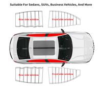 Car Side Window Sun Shades 4 PCS Privacy Sunshades Magnetic Curtain Blinds