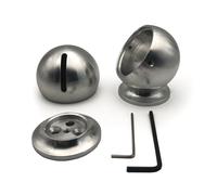 Car Specials Alugehäuse f Hertz MP25.3 / Audison AP 1P Hochtöner silber Langloch