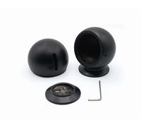 Car Specials Alugehäuse Pods für Hertz MP25.3 Hochtöner in schwarz mit Langloch