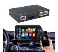 CARabc Wireless Carplay Android Auto Adapter für Toyota mit Entune2.0 2014-2019, passend für CH-R/Tundra/RAV4/Corolla/Auris/Camry/Avalon/Prius/Highlander/Sienna,Dunkelgrau