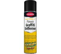 Caramba Power Graffiti Entferner, Beseitigt Sprühfarbe, Filzstift und Lack, Abbeizer für Beton, Glas, Metall und Kunststoff, Materialschonend, 400 ml