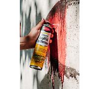 Caramba Power Graffiti Entferner, Beseitigt Sprühfarbe, Filzstift und Lack, Abbeizer für Beton, Glas, Metall und Kunststoff, Materialschonend, 400 ml