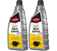 Caramba Power Ölfleck Entferner, Beseitigt Ölflecken auf Pflastersteinen, Betonstein, Textilien und mehr, für Garagenböden geeignet, Gel-Struktur, 1 l (Packung mit 2)