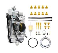 Carb Motorradvergaser Für Mikuni HSR TM42 42 Mm HSR45 45 Mm HSR48 48 Mm Für EVO Für Evolution Für Pumper Vergaser Mit Düsen Motorrad Vergaser(HSR48)