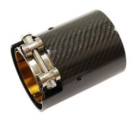 Carbon Auspuff Endrohr gold/schwarz glänzend für BMW 2er M2 3er M3 4er M4