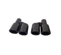 Carbon Endrohre Auspuffblende für Mercedes SLK R171 schwarz 4x 100mm