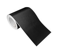 Carbon Folie 20x3000 cm | Carbonfolie matt mit Luftkanal-Kleber und UV-Schutz | Selbstklebend Autofolie für Innen und Außen | Auto Folierung für Tuning | Einstiegsleisten Schutz | Carbon 3D Schwarz