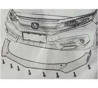 CARBON paint Frontspoiler front splitter Passend für Opel Mokka flaps diffusor d