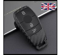 Carbon Schlüssel Schutzhülle für Mercedes A&c E S G Klasse CLS Glc Gle 3 4 Taste