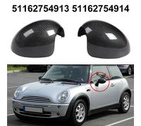 Carbon Textur ABS Spiegelkappen Set 2 Stück für Mini Cooper R55 R56 R57 R58 R6