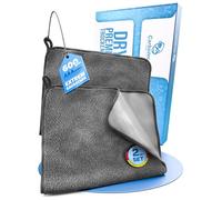 CARBOTEC® Mikrofasertücher 2er-Set - Trockentuch Dusche & Bad, streifenfreies Mikrofaser Handtuch für Duschkabine, Glas & Armaturen - Auto Trockentuch, Fensterputztuch & Poliertuch, Fast Dry