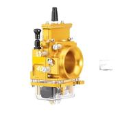 Carbu-Set Kit CNC 4-Farben-Vergaser 36 mm 38 mm 40 mm für 2-Takt 125-500 cc mit einstellbarem Power Jet Vergasers(36mm gold)