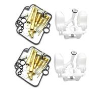 Carburetor 2 Stück Für Mikuni BST33 Für SUZUKI 1989-1998 1999 2000 GS500E Motorrad Vergaser Reparatur Kit Carb Float Vakuum Membranen Vergasers(SET C)