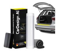 CarDesign AI Ladekantenschutz passend für Dacia Sandero 3 (DJF) 2021-2028 (5-Türer Kompakt): Komplettset mit passgenauer Lackschutzfolie, Kratzschutz für Kofferraum/Stoßstange Auto (Transparent)