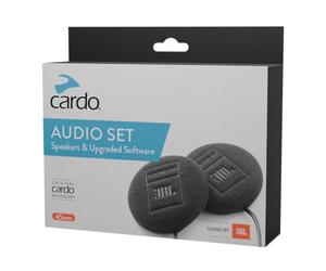 Cardo, 45 MM JBL Dual HD-Kopfhörer-Audio-Kit für Gegensprechanlage, Noir