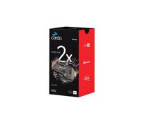 Cardo Freecom 2x Duo Kommunikationssystem Doppelset, schwarz