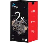 Cardo Freecom 2x Duo Kommunikationssystem Doppelset, schwarz