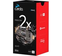 Cardo Freecom 2x Duo Kommunikationssystem Doppelset, schwarz