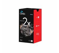 Cardo Freecom 2x Duo Kommunikationssystem Doppelset, schwarz