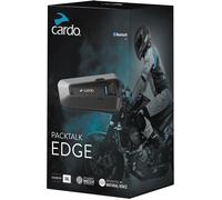 Cardo PACKTALK Edge Motorrad Bluetooth Kommunikationssystem Headset Gegensprechanlage - Doppelpack