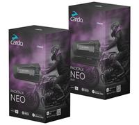 Cardo Packtalk Neo Kommunikationssystem Doppelset, schwarz