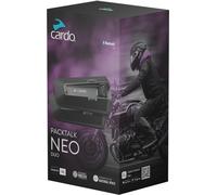 Cardo Packtalk Neo Kommunikationssystem Doppelset, schwarz