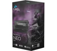 Cardo Packtalk Neo Kommunikationssystem Doppelset, schwarz