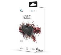Sprechanlage Cardo Spirit Duo Bluetooth Interkom Doppelset DOPPELSET schwarz