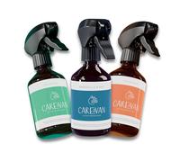 CAREaVAN Wohnmobil Reinigungsset 3 x 250 ml - Camper Starterset für Caravan und Wohnwagen | Außenreiniger, Innenraumreiniger & Nasszellen Reiniger | kompakte Reisegröße