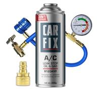 CARFIX, Kältemittel Ersatzgas r1234yf Auto Klimaanlage Nachfüllset - Klimaanlage Wohnmobil - entspricht 660g, 1 Dose, 3in1, 235g,