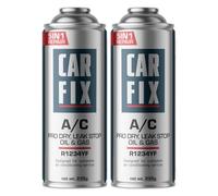CARFIX, Kältemittel Ersatzgas r1234yf Auto Klimaanlage Nachfüllset - Klimaanlage Wohnmobil - entspricht 660g, 2 Dosen, 5in1, 235g,