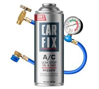 CARFIX, Kältemittel Ersatzgas r1234yf Auto Klimaanlage Nachfüllset - Klimaanlage Wohnmobil - entspricht 660g, 1 Dose, 3in1, 235g,