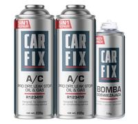 CARFIX, Kältemittel Ersatzgas r1234yf Auto Klimaanlage Nachfüllset - Klimaanlage Wohnmobil - entspricht 660g, 2 Dosen, 5in1, 235g,