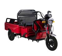 Cargo Compact Elektro Lastenrad Lasten-Dreirad offen, VT5-Mini 25km/h Rot